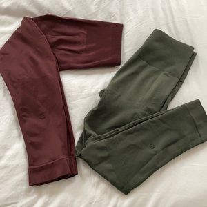 2 for 1 Lulu Lemon Cropped Leggings